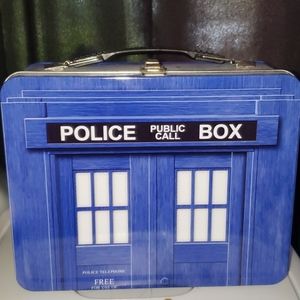 Doctor Who Police Box Tin Lunch Box